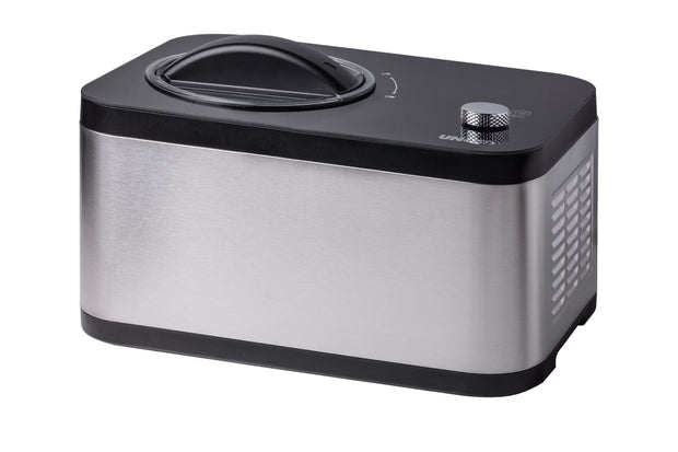 Unold 48826 Eismaschine & Joghurtbereiter EVA Glassmaskin med kompressor 1,5 l 120 W Svart