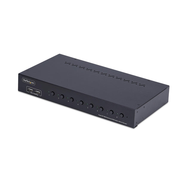 StarTech.com 8-portars DisplayPort KVM-switch med 1U-rackfästessats