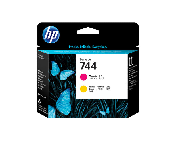 HP 744 Magenta/Yellow DesignJet Printhead skrivarhuvud