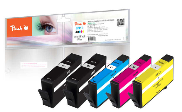 Peach PI300-971 bläckpatroner Kompatibel Standardavkastning Svart