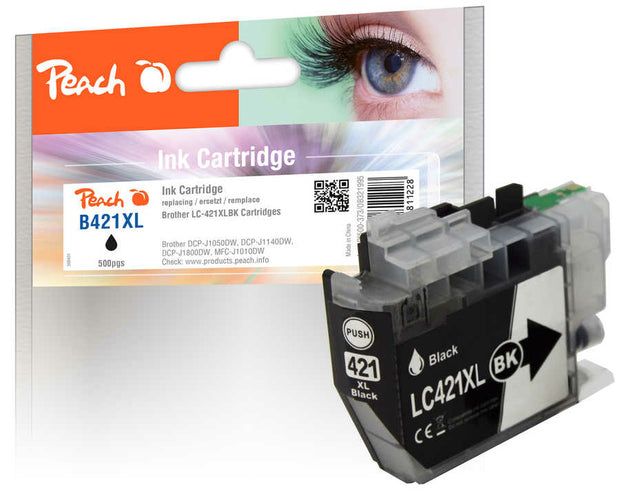 Peach PI500-373 bläckpatroner Kompatibel Hög (XL) avkastning Svart