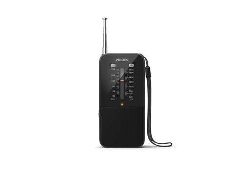 Philips TAR1509/00 radioapparater Bärbar Analog Svart