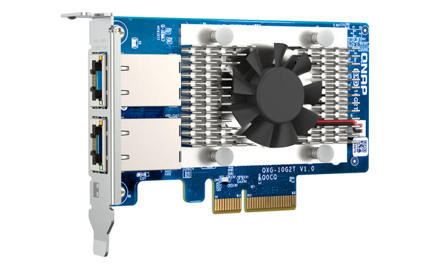 QNAP QXG-10G2T nätverkskort Intern Ethernet 10000 Mbit/s - 2x10G