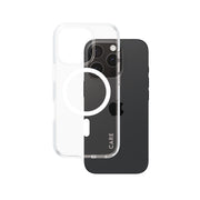 PanzerGlass CARE by Urban Combat Case Transparent w. White MagSafe iPhone 16 Pro