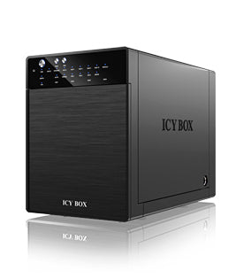 ICY BOX IB-RD3640SU3 HDD-hölje Svart 3.5"
