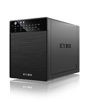 ICY BOX IB-RD3640SU3 HDD-hölje Svart 3.5"