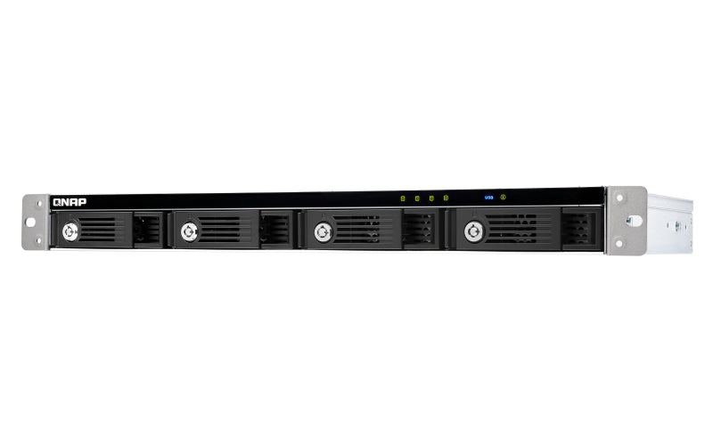 QNAP TR-004U Hölje för lagringsenheter HDD- / SSD kabinett Svart