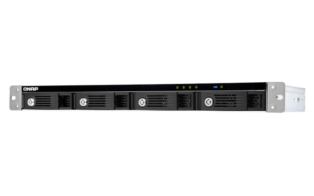 QNAP TR-004U Hölje för lagringsenheter HDD- / SSD kabinett Svart