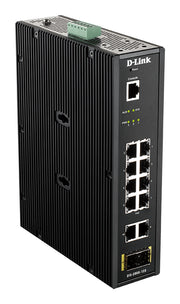D-Link DIS-200G-12S nätverksswitchar hanterad L2 Gigabit Ethernet (10/100/1000) Svart