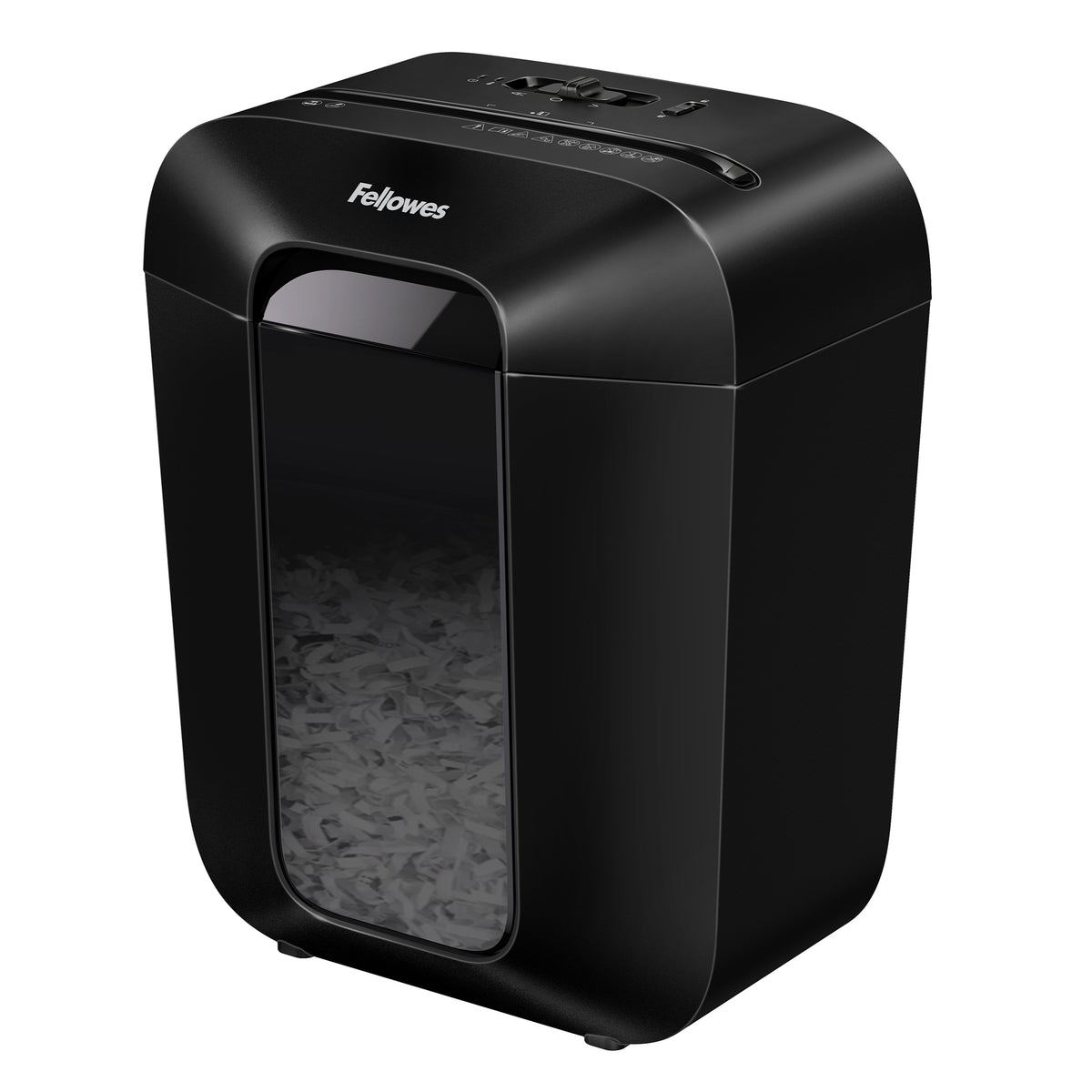 Fellowes Powershred LX45 dokumentförstörare Tvärsgående skärning Svart
