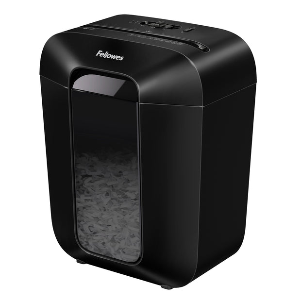 Fellowes Powershred LX45 dokumentförstörare Tvärsgående skärning Svart
