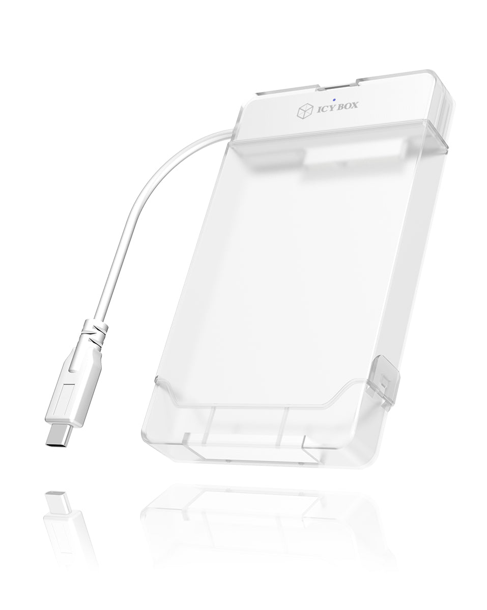 ICY BOX IB-AC703-C HDD- / SSD kabinett Translucent