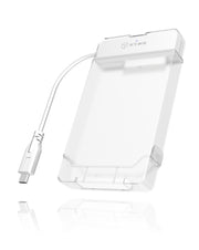 ICY BOX IB-AC703-C HDD- / SSD kabinett Translucent