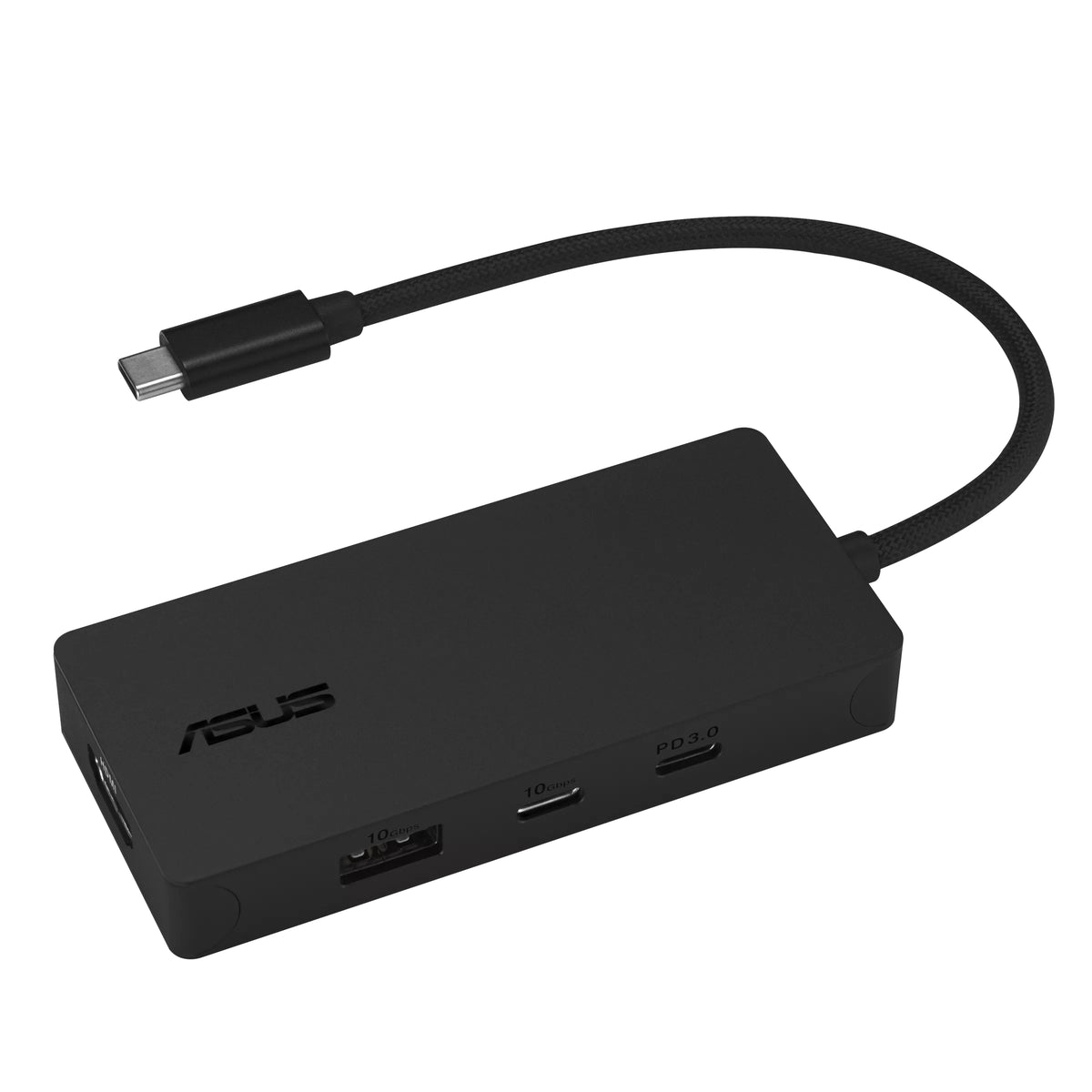ASUS 4 in 1 USB-C Dock DC110 Kabel USB 3.2 Gen 2 (3.1 Gen 2) Type-C Svart