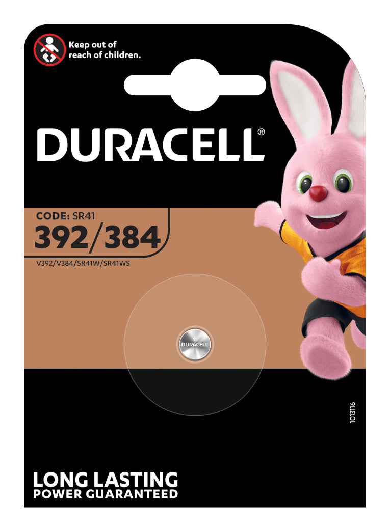 Duracell 392/384 hushållsbatteri Engångsbatteri Silver-oxid (S)