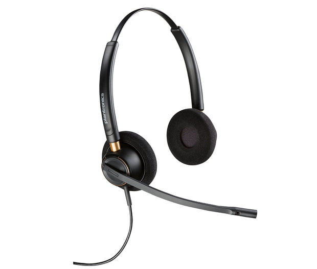 HP Poly EncorePro 520D med Quick Disconnect Binaural Digital Headset TAA