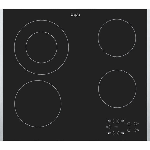 Whirlpool AKT 8130 BA Svart Inbyggd Keramisk 4 zone(s)