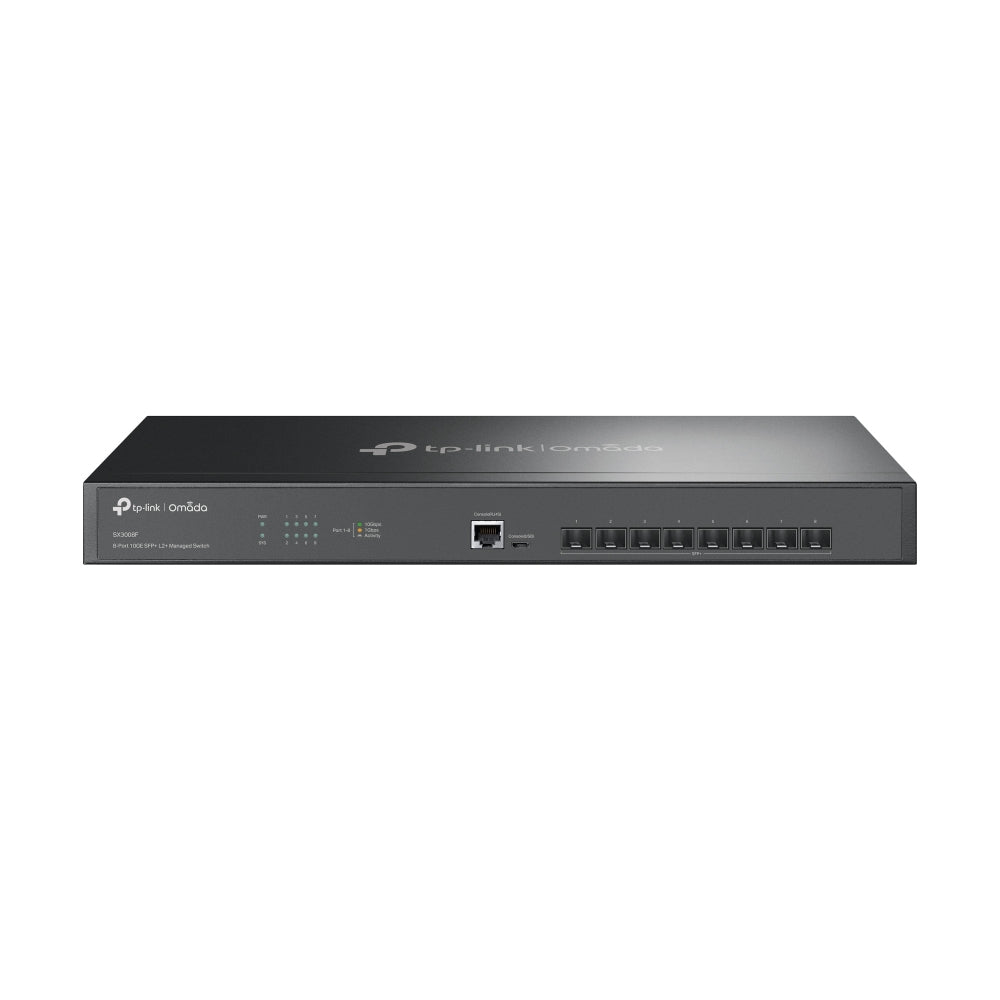 TP-Link Omada SX3008F nätverksswitchar hanterad L2/L3 Svart