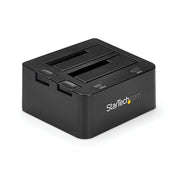 StarTech.com Dubbel USB 3.0-dockningsstation med UASP för 2,5/3,5" SSD/HDD-hårddiskar