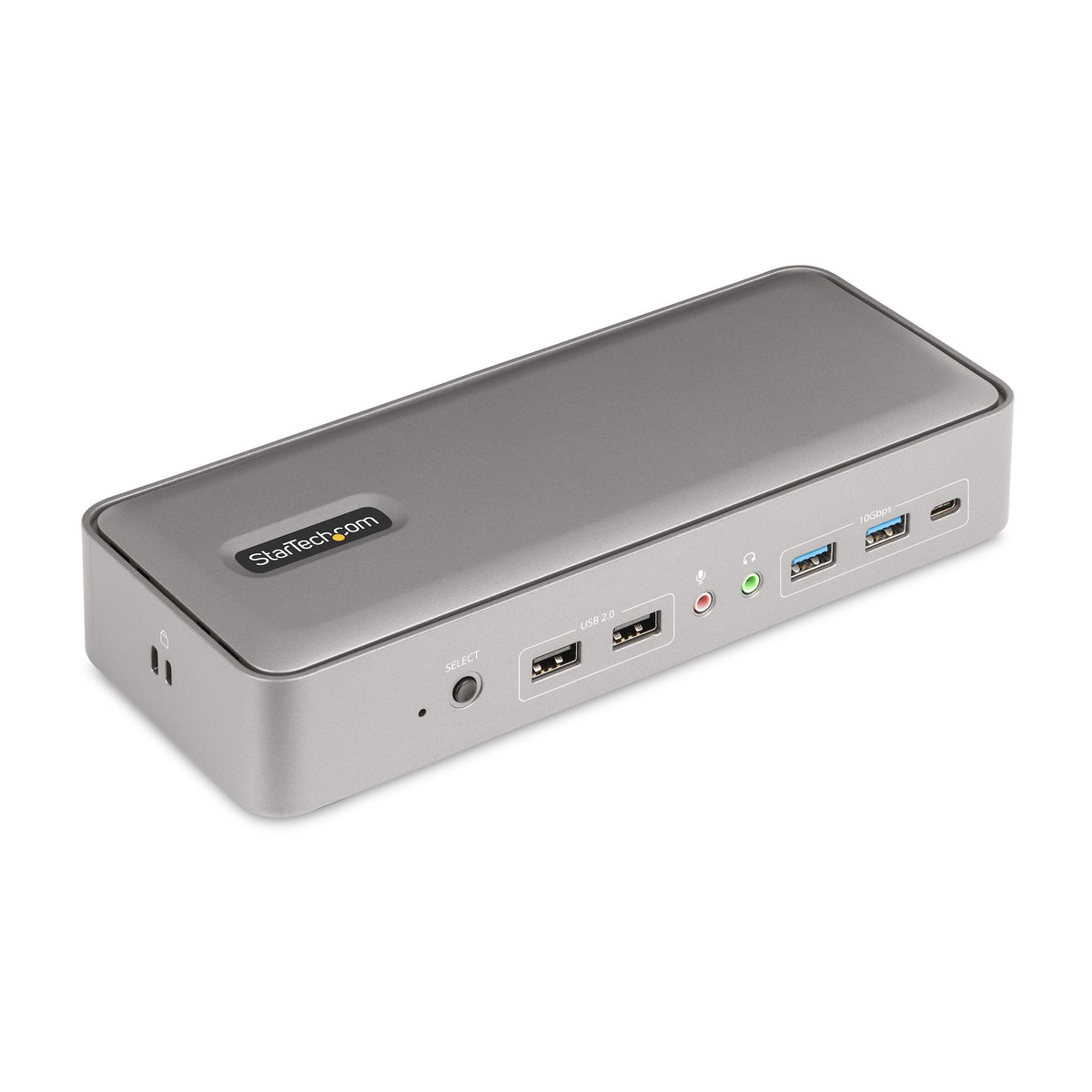 StarTech.com KVM-dockningsstation för dubbla bärbara datorer med USB-C