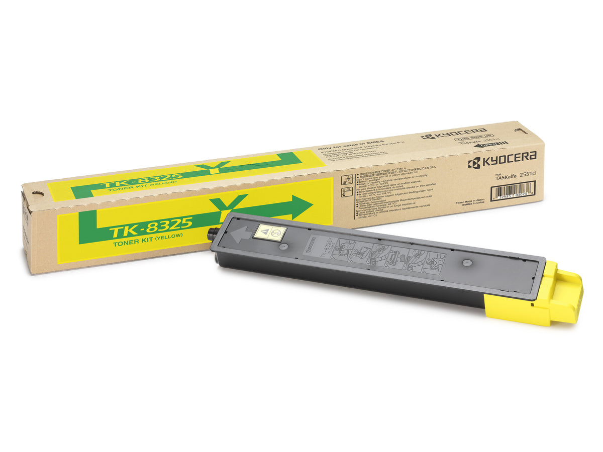 KYOCERA TK-8325Y Tonerkassett Original Gul