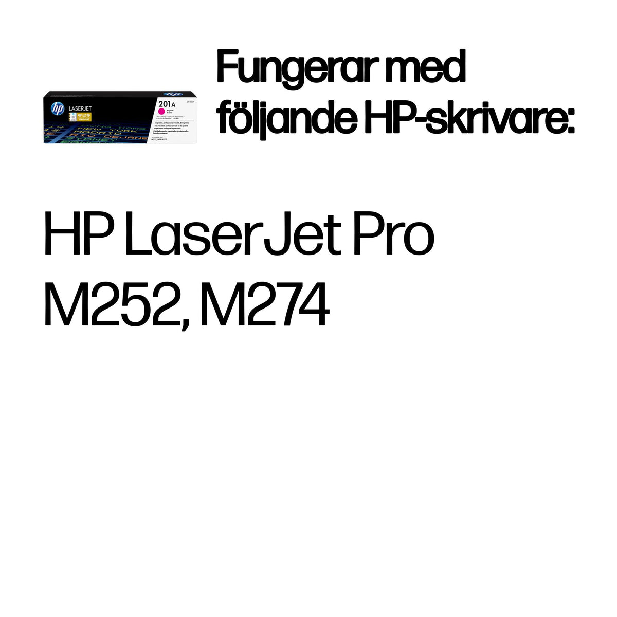 HP 201A magenta original LaserJet-tonerkassett