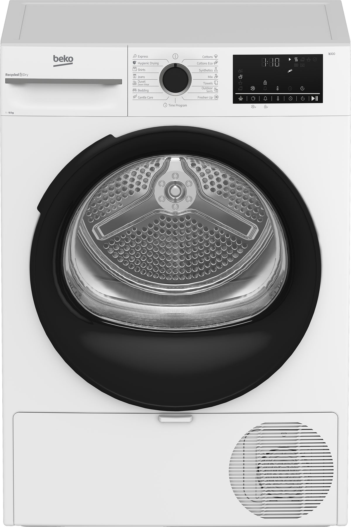 Beko BM3T40230W tumlare Fristående Frontmatad 10 kg Vit