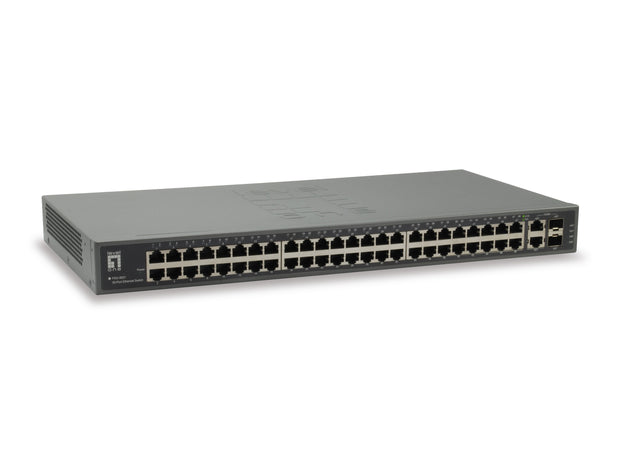 LevelOne FGU-5021 nätverksswitchar Fast Ethernet (10/100) Grå