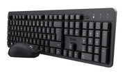 Trust TKM-360 tangentbord Mus inkluderad Kontor RF Trådlös QWERTY Nordic Svart