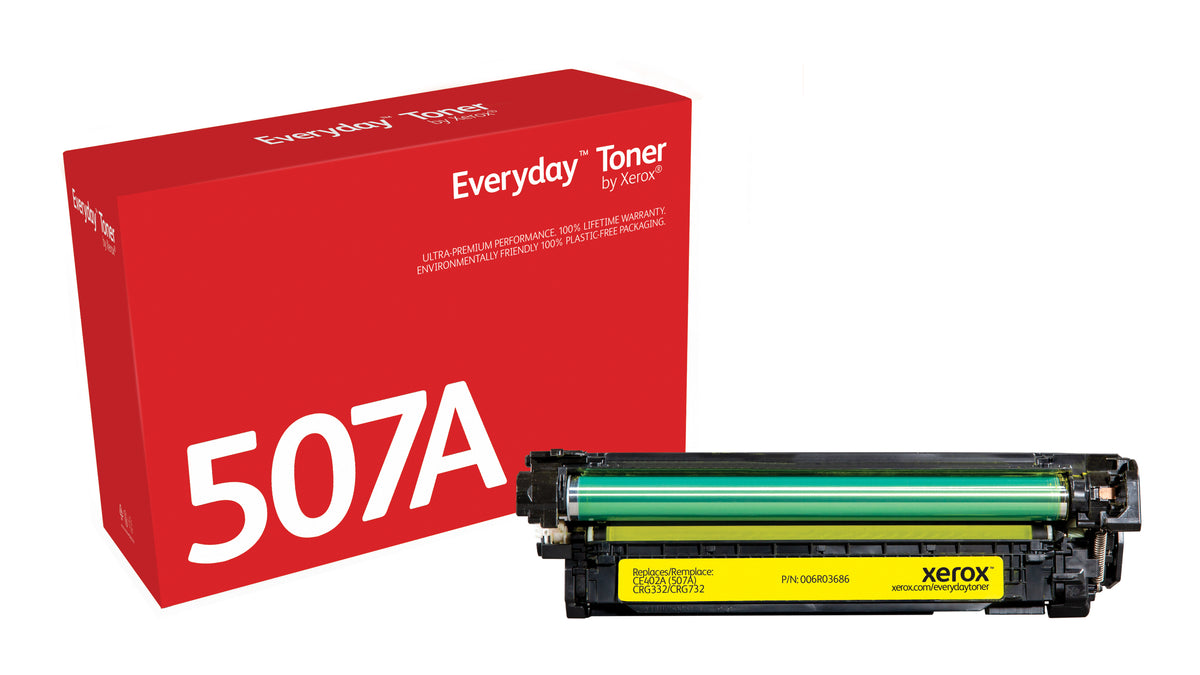 Everyday Gul Toner by Xerox compatible with HP 507A (CE402A)