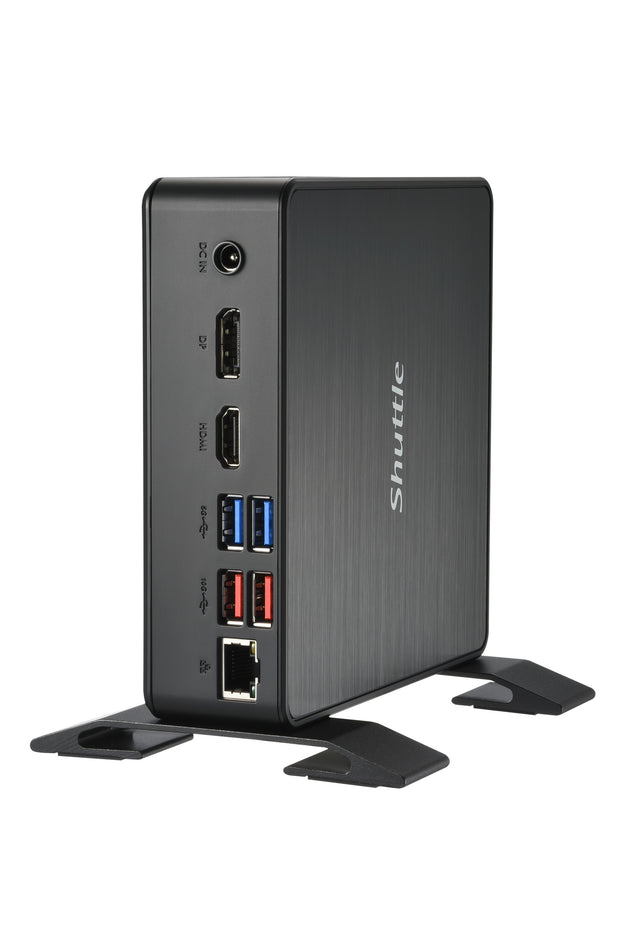 Shuttle NC40U5 datorhölje & moderkort 0.84L sized PC Svart i5-1235U Intel SoC