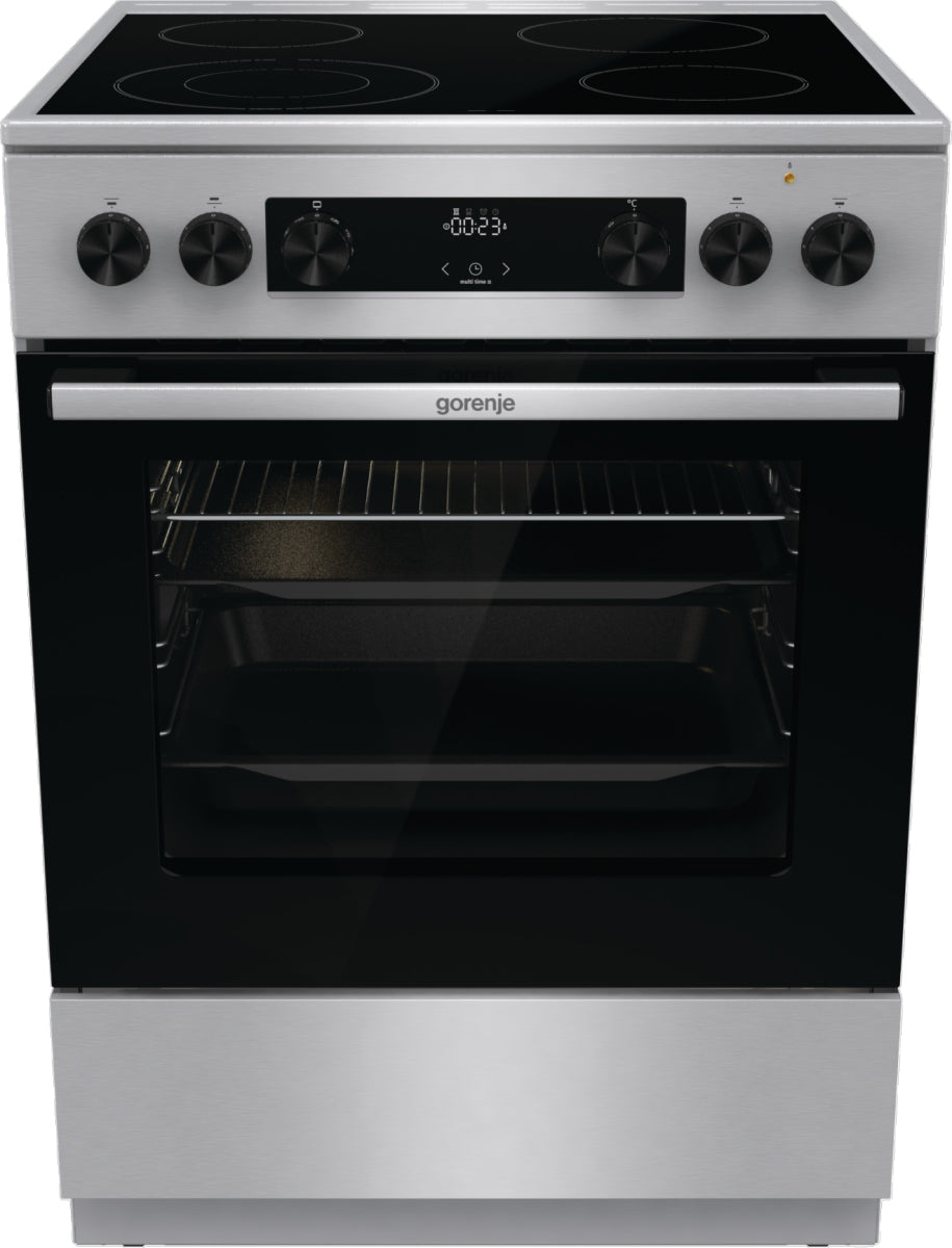 Gorenje GECS6C70XC spis Fristående köksspis Elektrisk Spishäll spiral Rostfritt stål