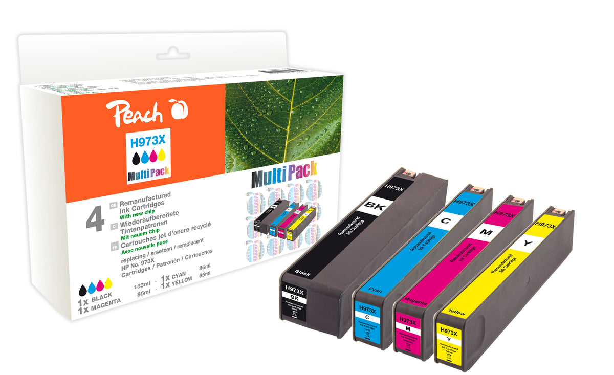 Peach PI300-750 bläckpatroner Kompatibel Hög (XL) avkastning Svart