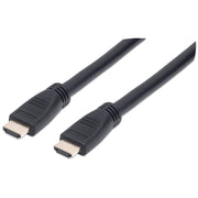 Manhattan 353977 HDMI-kabel 10 m HDMI Typ A (standard) Svart