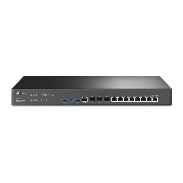 TP-Link Omada ER8411 kabelansluten router Gigabit Ethernet Svart