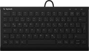 KeySonic KSK-5011ELC (DE) tangentbord Hem USB QWERTZ tyska Svart