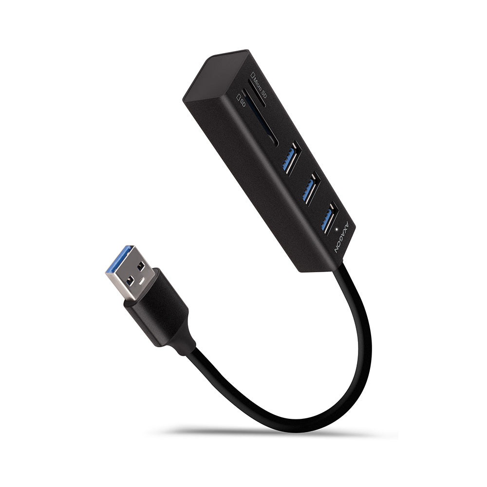 Axagon HMA-CR3A dockningsstationer för bärbara datorer Kabel USB 3.2 Gen 1 (3.1 Gen