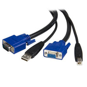 StarTech.com 3 m 2-i-1 universell USB KVM-kabel