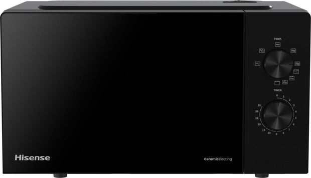 Hisense 741470 mikrovågsugn Svart Kombinationsmikrovågsugn Bänkdiskmaskin 20 l 700 W