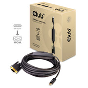 CLUB3D cac-1512 5 m USB Type-C VGA (D-Sub) Svart