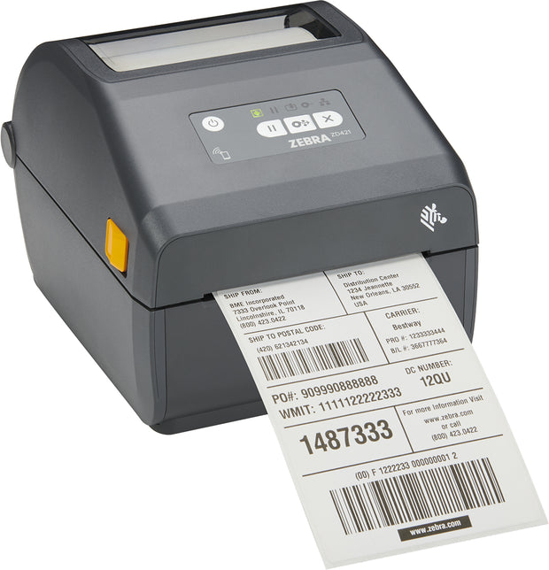 Zebra ZD421 etikettskrivare Termal transfer 300 x 300 DPI 305 mm/sek Kabel & Trådlös Nätverksansluten
