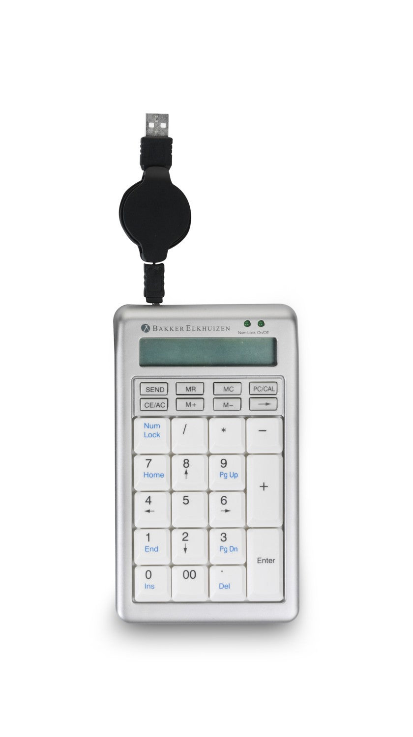 BakkerElkhuizen S-board 840 Numeric numeriskt tangentbord PC USB Ljusgrå