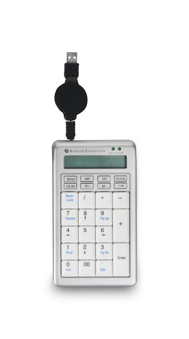 BakkerElkhuizen S-board 840 Numeric numeriskt tangentbord PC USB Ljusgrå