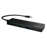 LogiLink UA0311 gränssnittshubbar USB 3.2 Gen 1 (3.1 Gen 1) Type-C 5000 Mbit/s Svart
