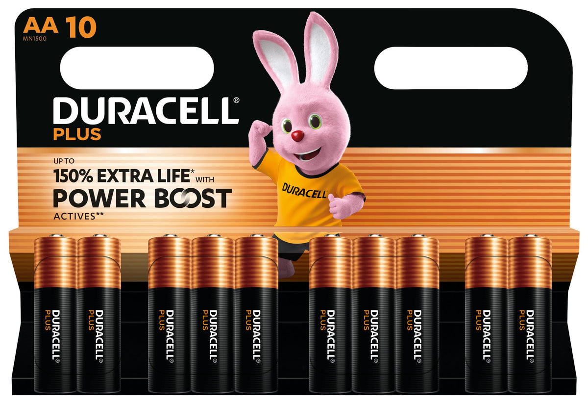 Duracell Plus Engångsbatteri AA Alkalisk