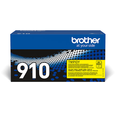Brother TN-910Y Tonerkassett Original Gul