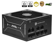 MSI MAG A650GLS PCIE5 strömförsörjningsenheter 650 W 24-pin ATX Svart