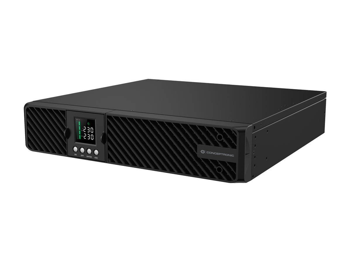 Conceptronic ZEUS51E1K strömskydd (UPS) Dubbelkonvertering (Online) 1 kVA 1000 W 8