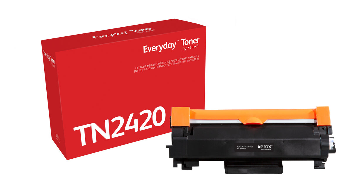 Everyday Mono Toner by Xerox compatible with Brother TN2420