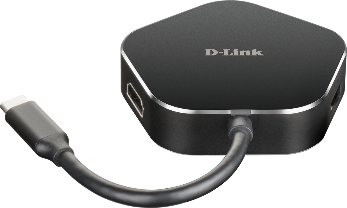 D-Link DUB-M420 dockningsstationer för bärbara datorer Kabel Thunderbolt 3 Aluminium